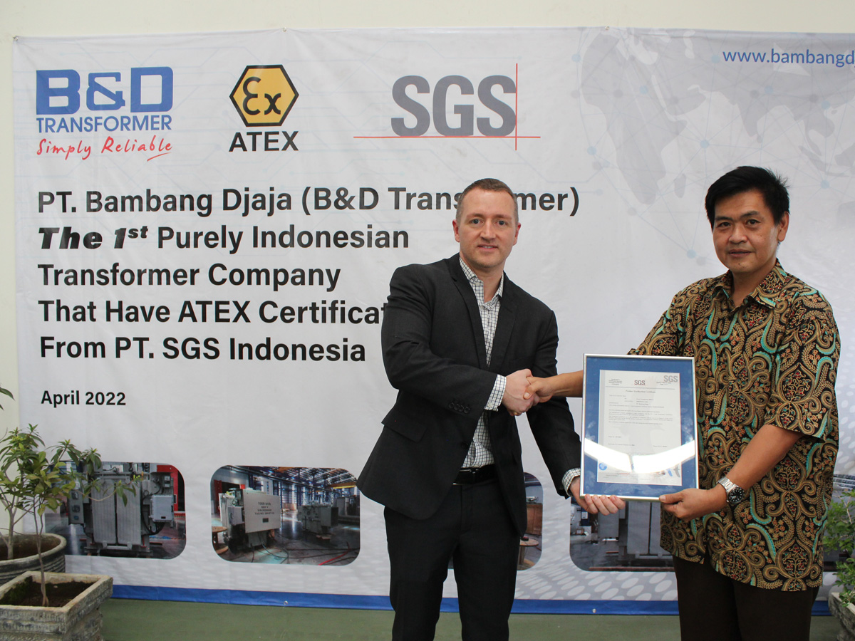 ATEX Certification Ceremony